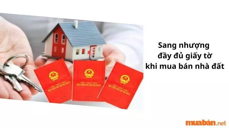 Thủ tục mua bán nhà