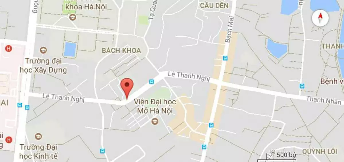 Phố Lê Thanh Nghị, quận Hai Bà Trưng, Hà Nội.