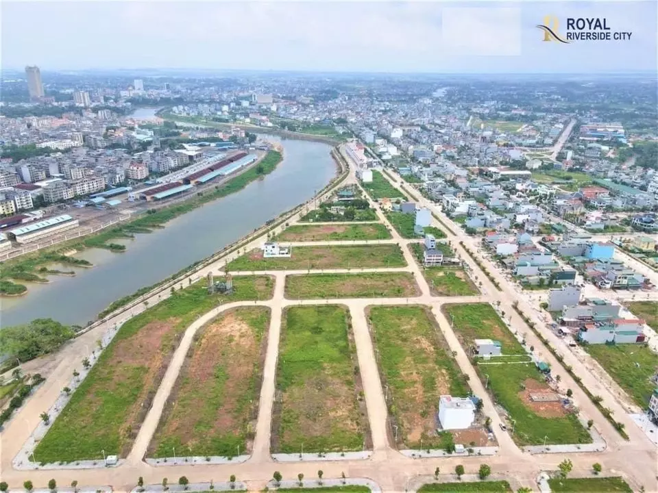 dự án Royal Riverside City Móng Cái từ trên cao