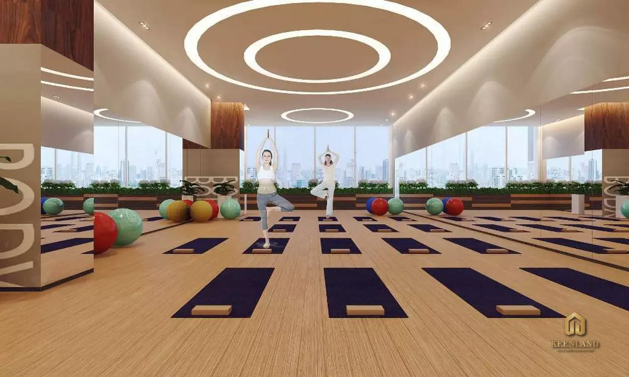 Phòng tập yoga - Tiện ích nội khu dự án Starlight Riverside Quận 6