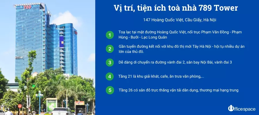 Hầm gửi xe Tòa nhà 789 Tower Hoàng Quốc Việt