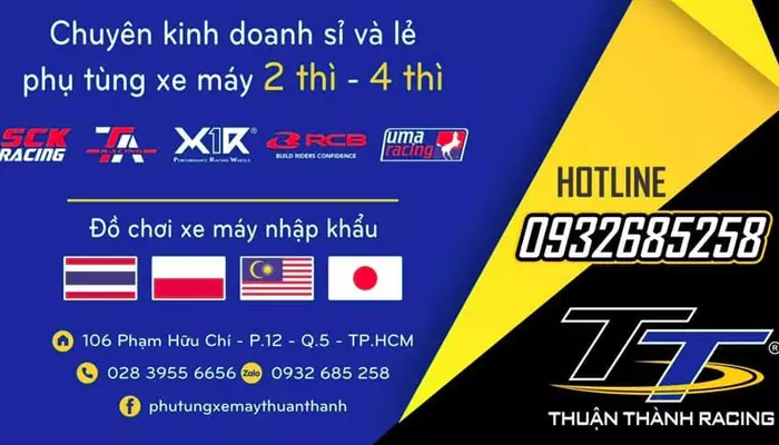 Shop phụ kiện xe máy - Thuận Thành