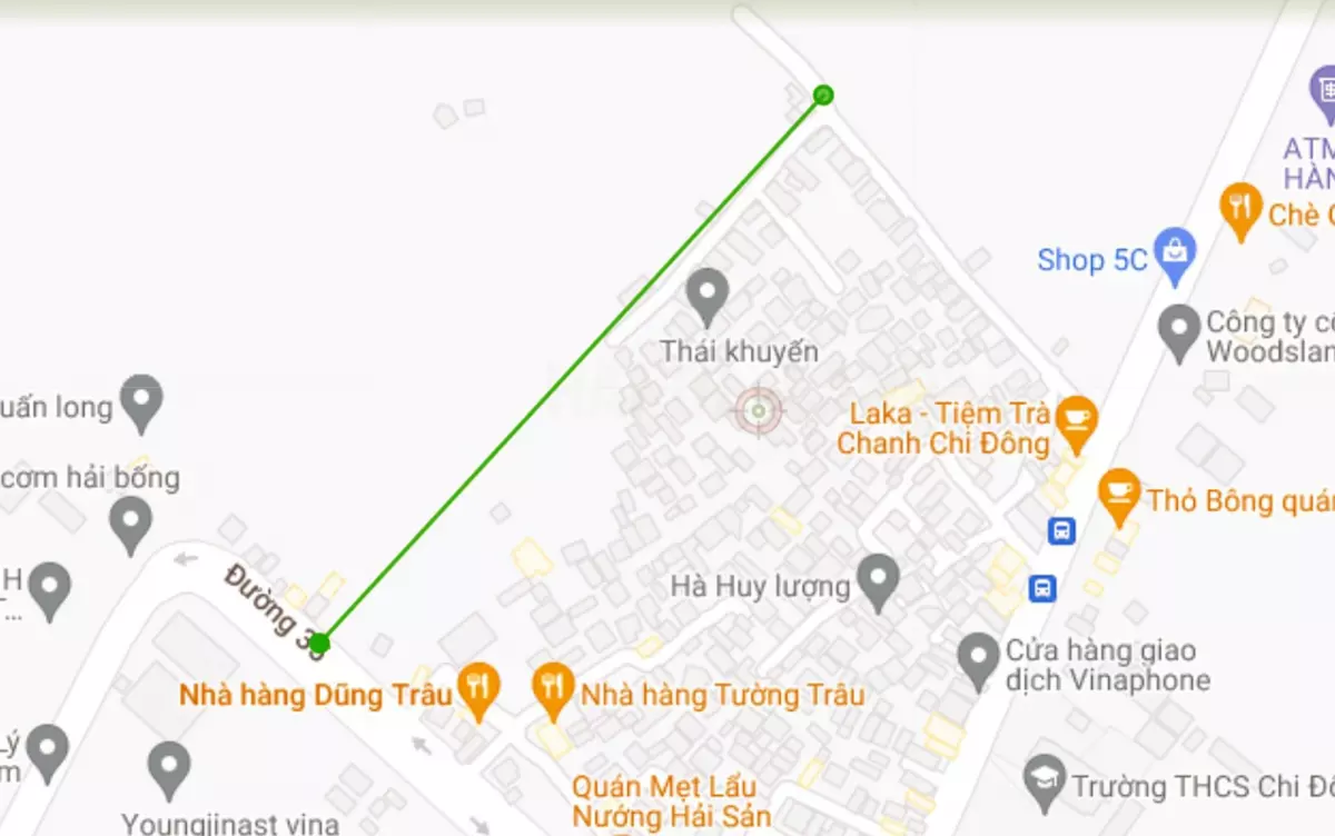 Bản đồ quy hoạch giao thông thị trấn Chi Đông