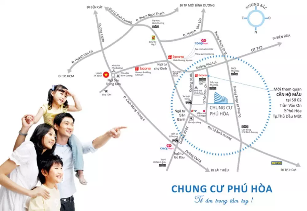 vị trí chung phú hòa biconsi