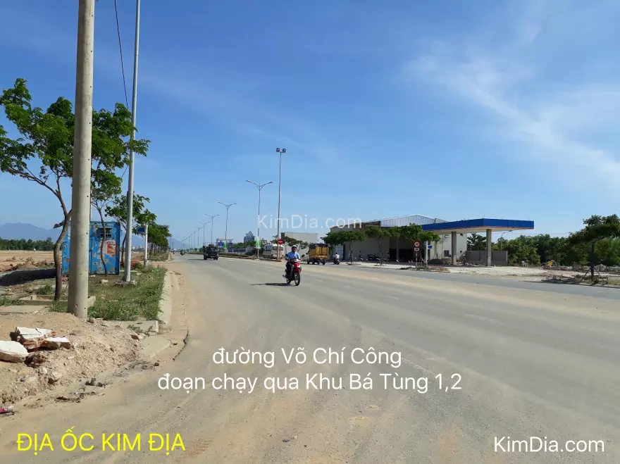 Đường Võ Chí Công chạy qua Khu Bá Tùng 1,2 Đà Nẵng