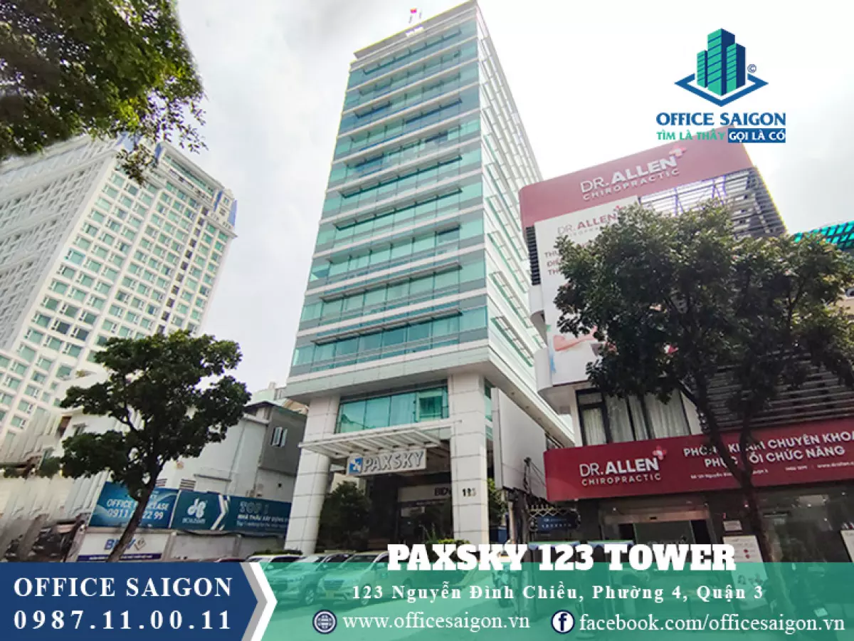 Văn phòng cho thuê cao cấp Paxsky 123 Tower Quận 3