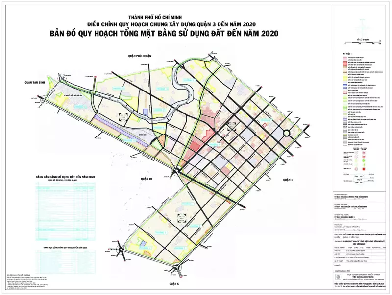 Bản đồ quy hoạch của quận 3