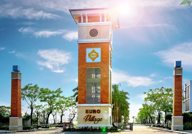 Cổng chính Euro Village 1 Đà Nẵng