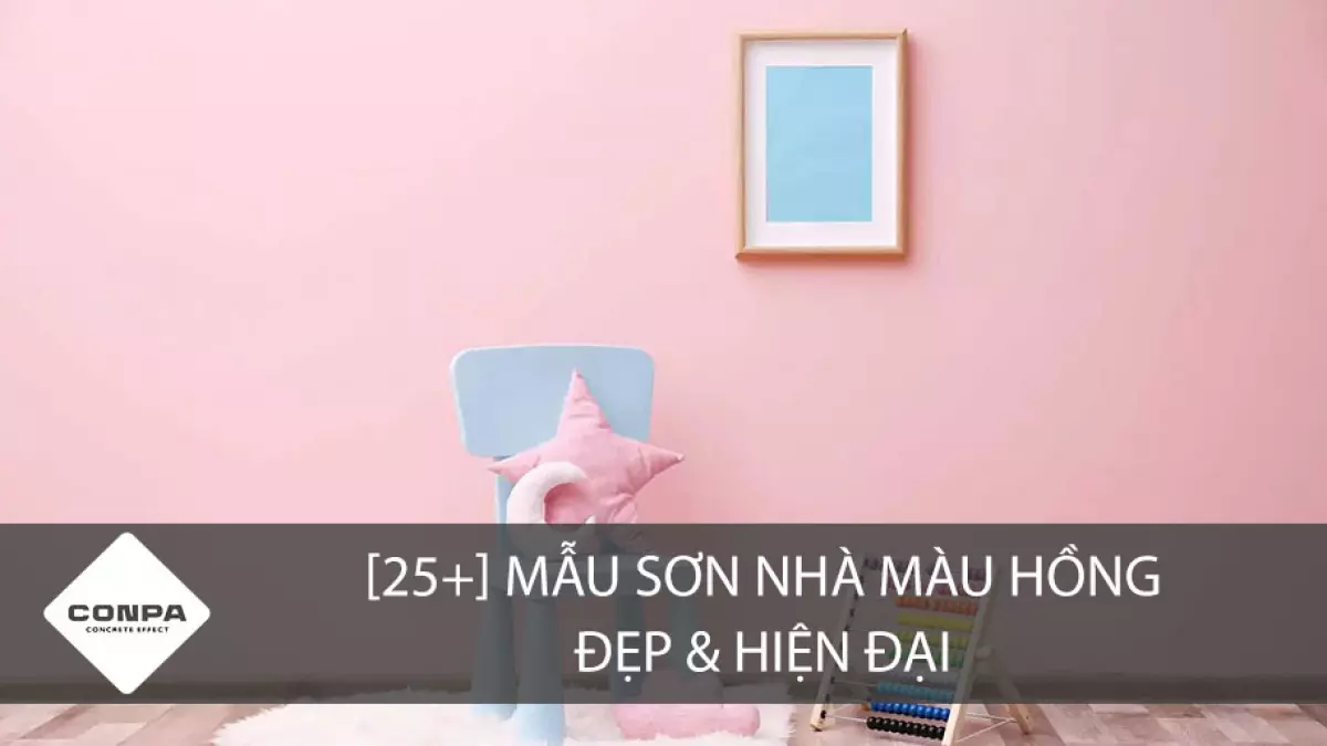 Sơn nhà màu hồng