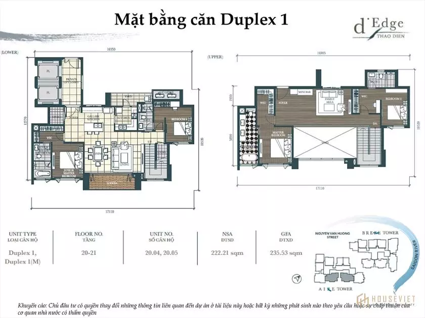 Thiết kế các căn hộ mẫu dự án D'Edge Thảo Điền