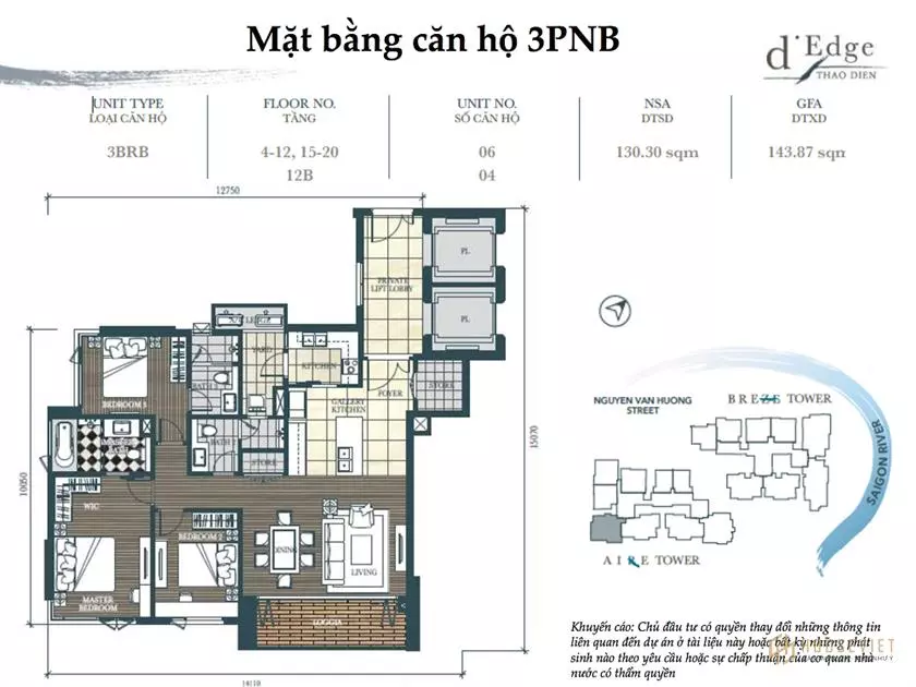 Thiết kế các căn hộ mẫu dự án D'Edge Thảo Điền