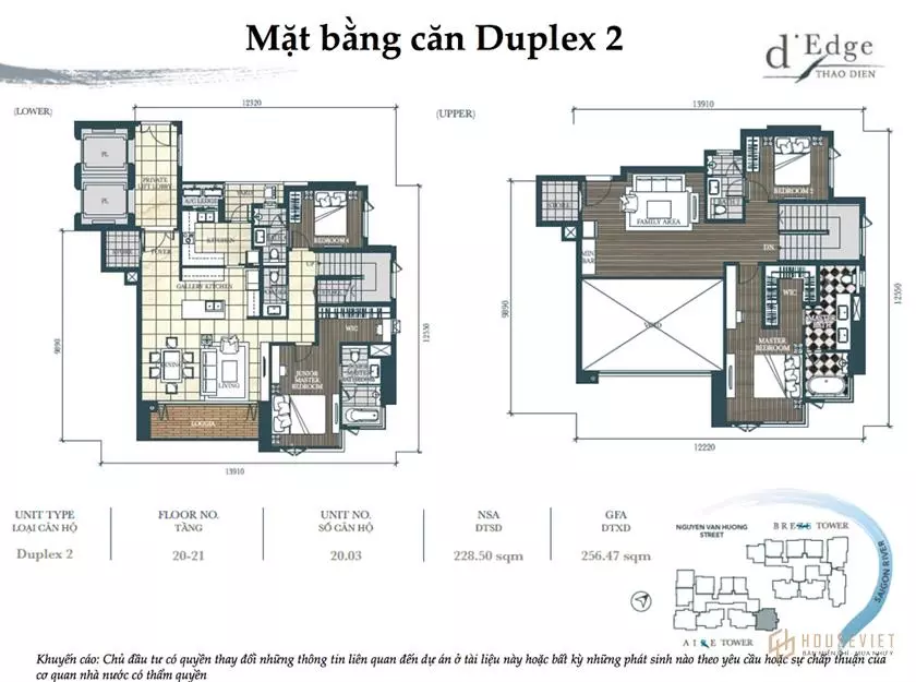 Thiết kế các căn hộ mẫu dự án D'Edge Thảo Điền