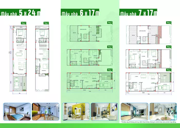 Hình ảnh mẫu nhà tại Khu nhà ở thương mại dịch vụ Phú Mỹ