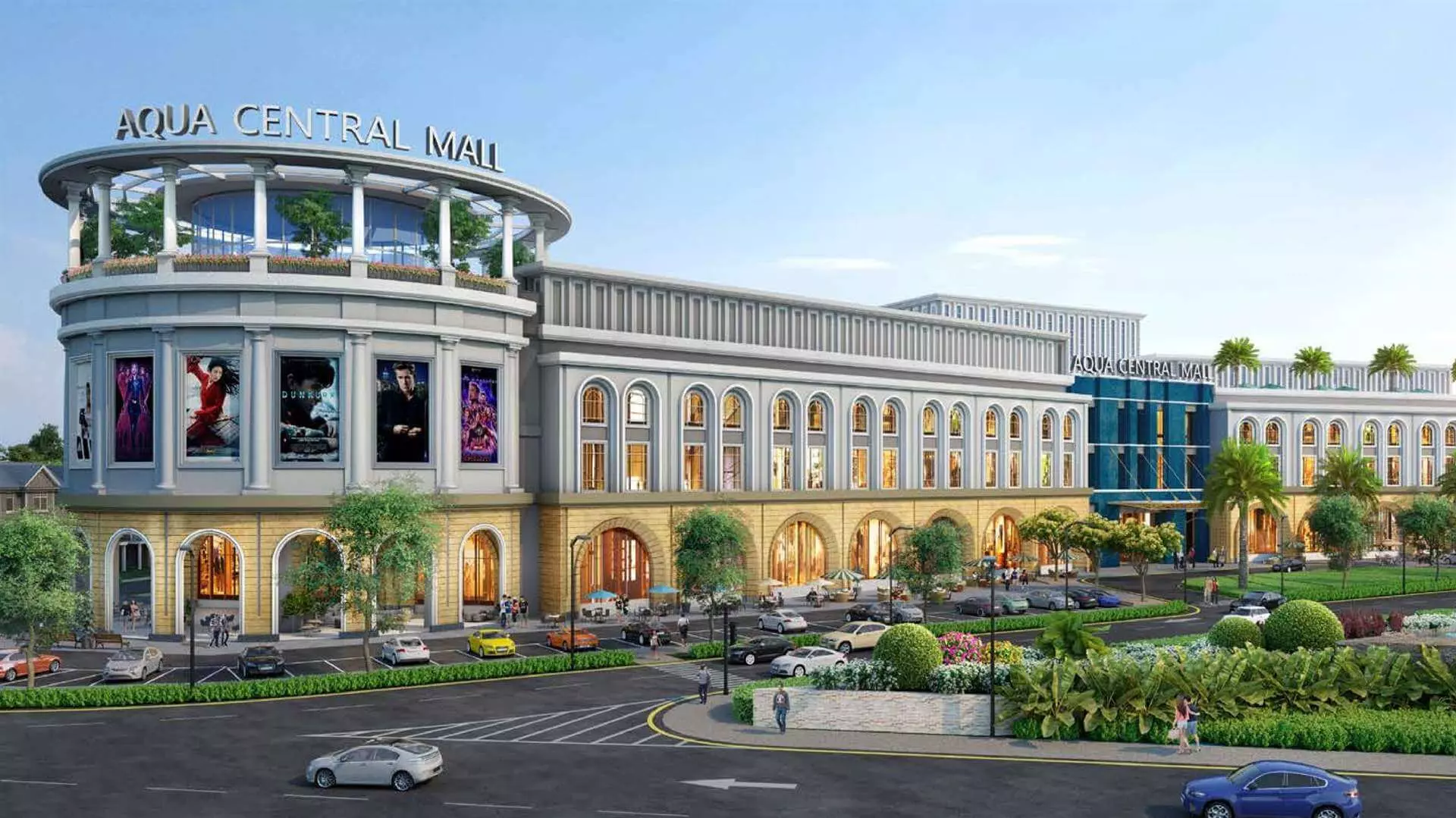 Trung tam thuong mao aqua central mall phoenixsouth aqua city dao phuong hoang 21600m2