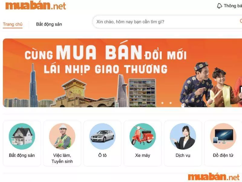 Thông tin mua bán nhà tại Muaban.net