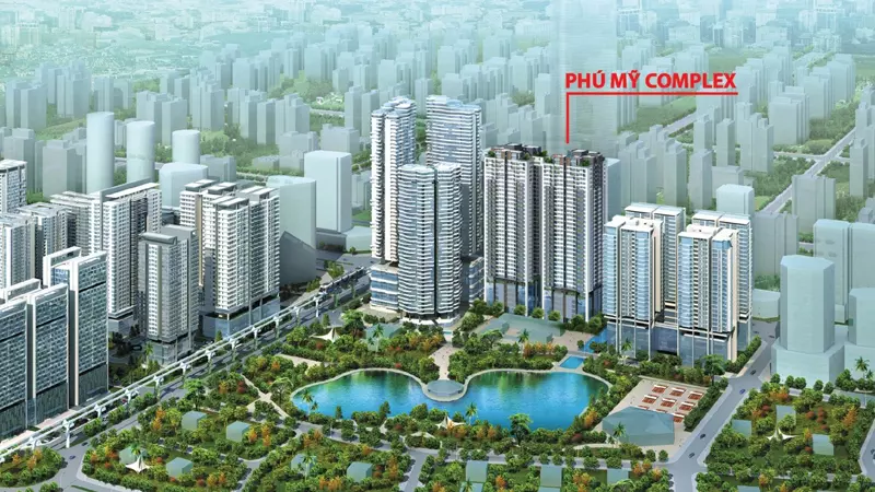 Phối cảnh chung cư Phú Mỹ Complex