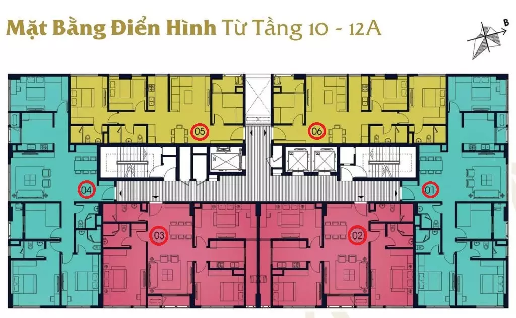 Mặt bằng dự án The Terra 83 Hào Nam