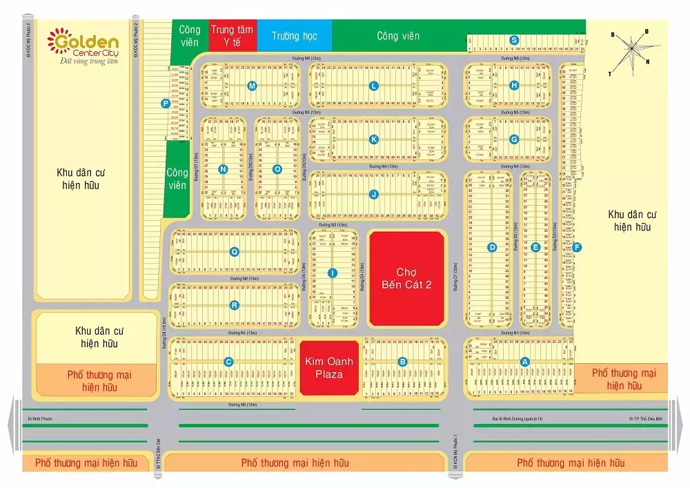 Quy hoạch dự án Golden Center City 3