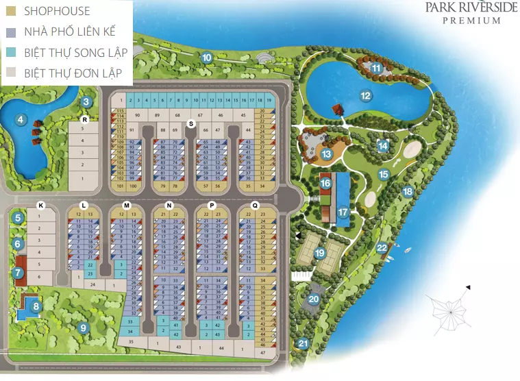 Tiện ích sử dụng tại Park Riverside MIK Quận 9