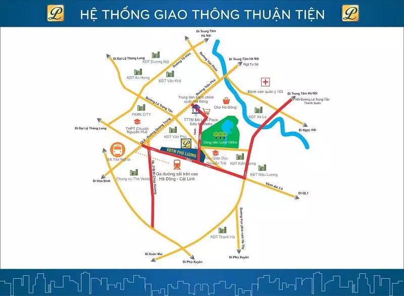 Vị trí dự án Khu đô thị Phú Lương