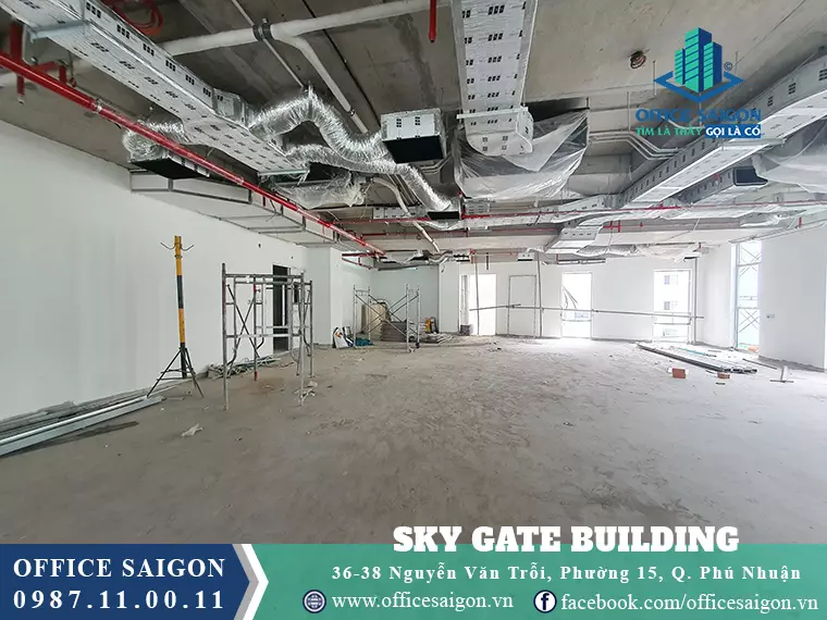 Mặt sàn trống tại Sky Gate Building số 36 - 38 Nguyễn Văn Trỗi Quận Phú Nhuận