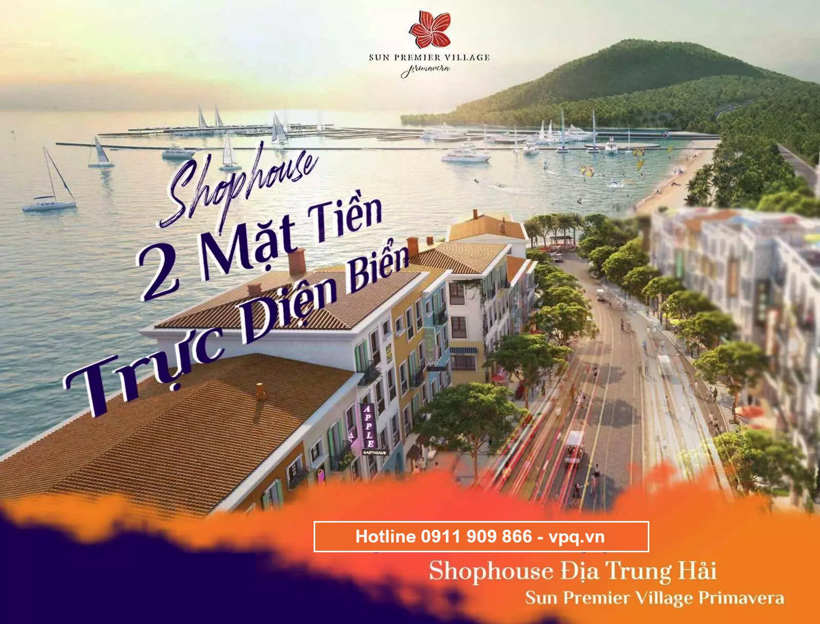 Dãy shophouse Địa Trung Hải duy nhất sở hữu 2 mặt tiền - Mặt tiền Amalfi