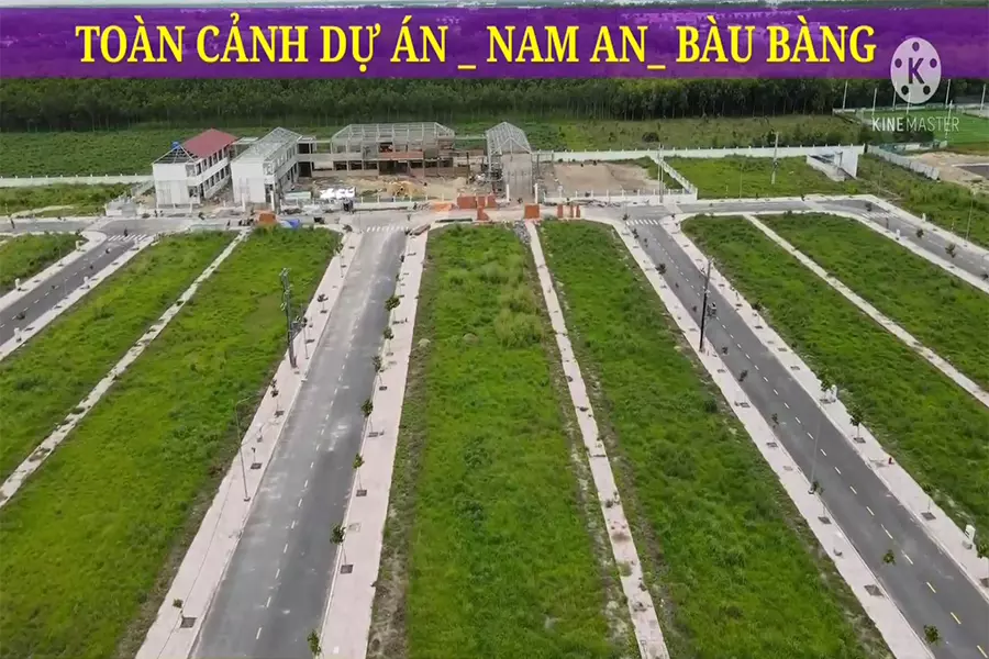 Mặt bằng dự án Nam An New City Bàu Bàng