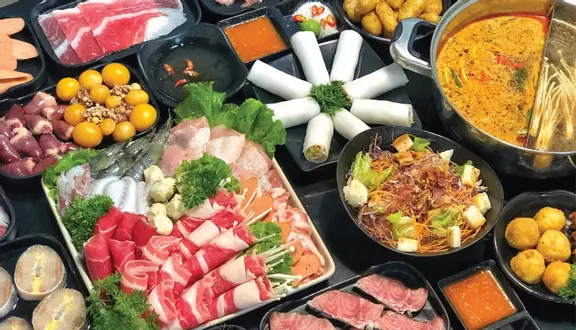 Buffet hải sản hà nội nhà hàng Fê