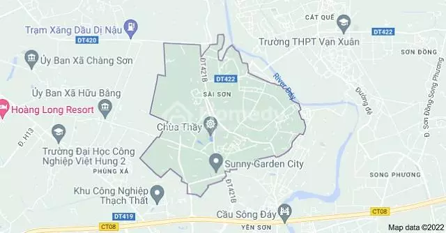 Vị trí địa lý xã Sài Sơn