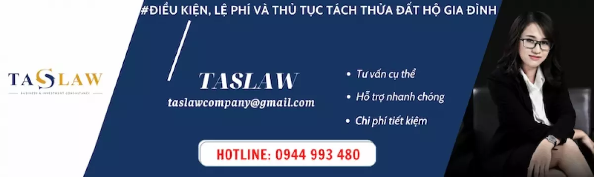 điều kiện và lệ phú tách thửa đất hộ gia đình