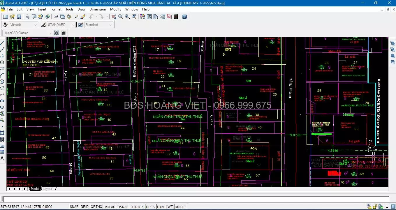 Quy hoạch Bình Mỹ mới nhất năm 2022