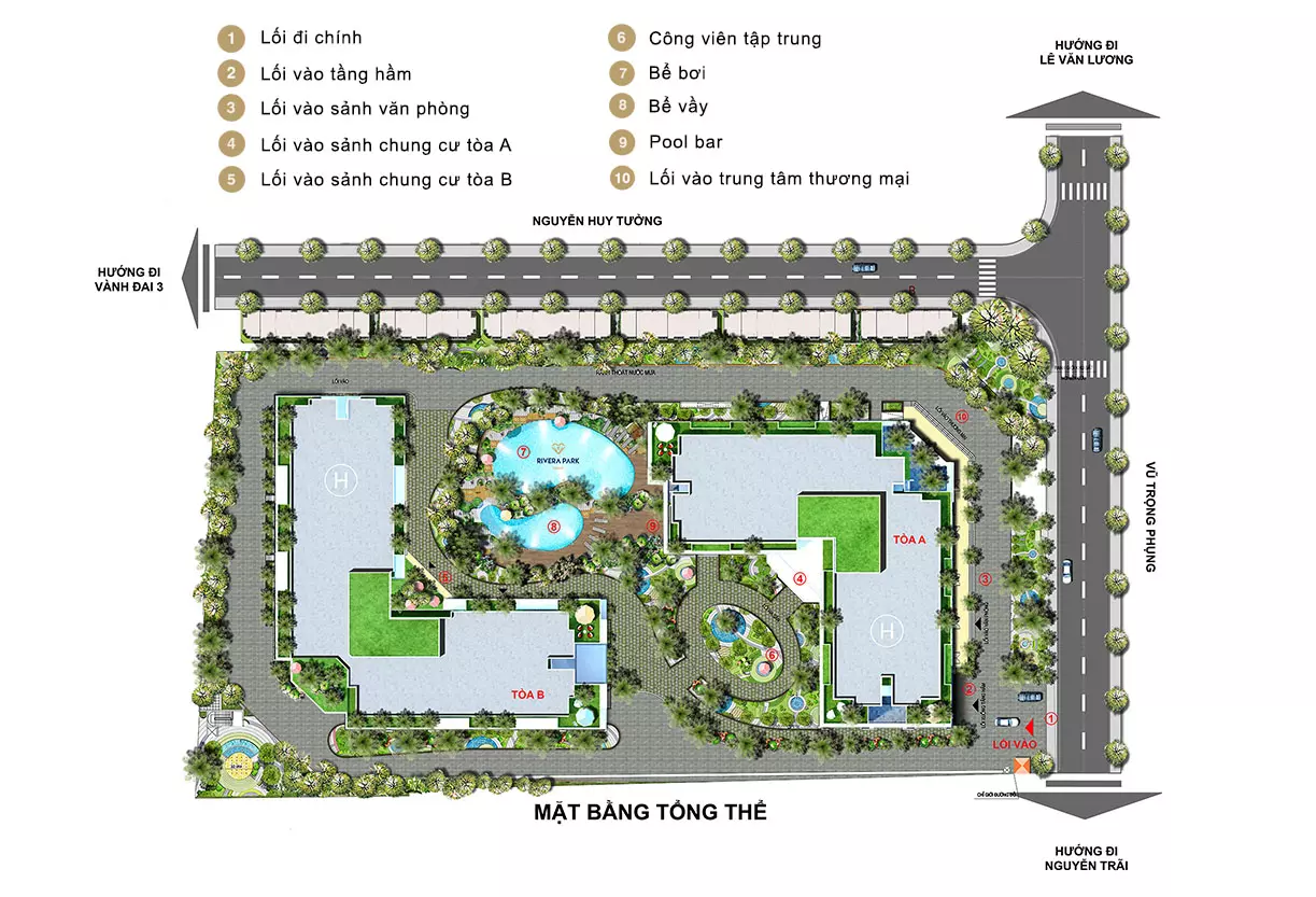 Vị trí & Tiện ích dự án Rivera Park Hà Nội