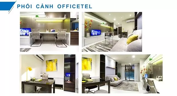 Phối cảnh Officetel dự án Central Premium