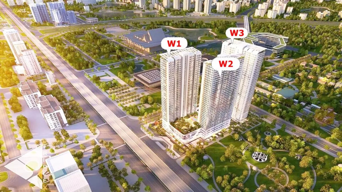 Mặt Bằng & Giá Bán Tòa W2 Vinhomes West Point (West 2)