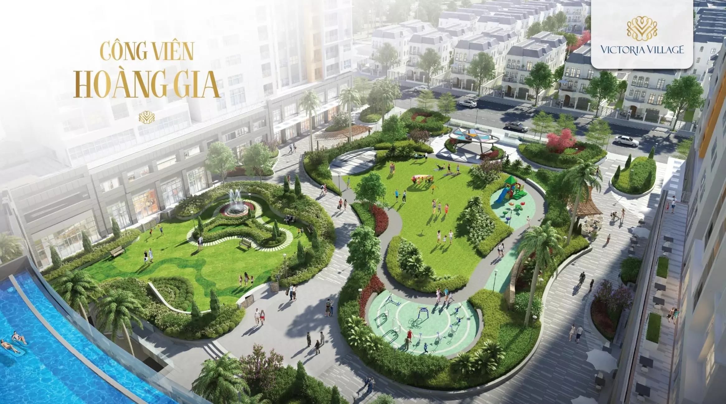 Mặt Bàng Tầng 3 Tiện Ích Victoria Village