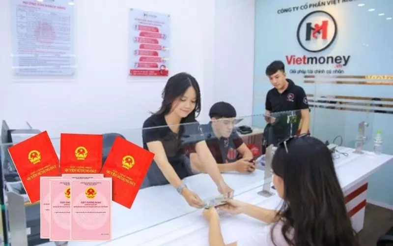 Cầm cố sổ đỏ tại vietmoney