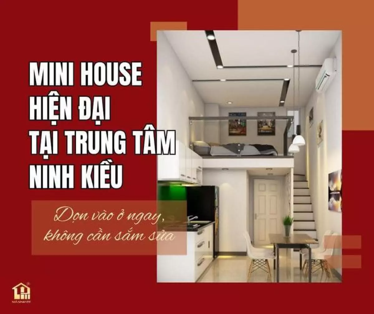 Thuê nhà mini house Cần Thơ - Trang bị đầy đủ nội thất, tọa lạc ngay tại trung tâm quận Ninh Kiều