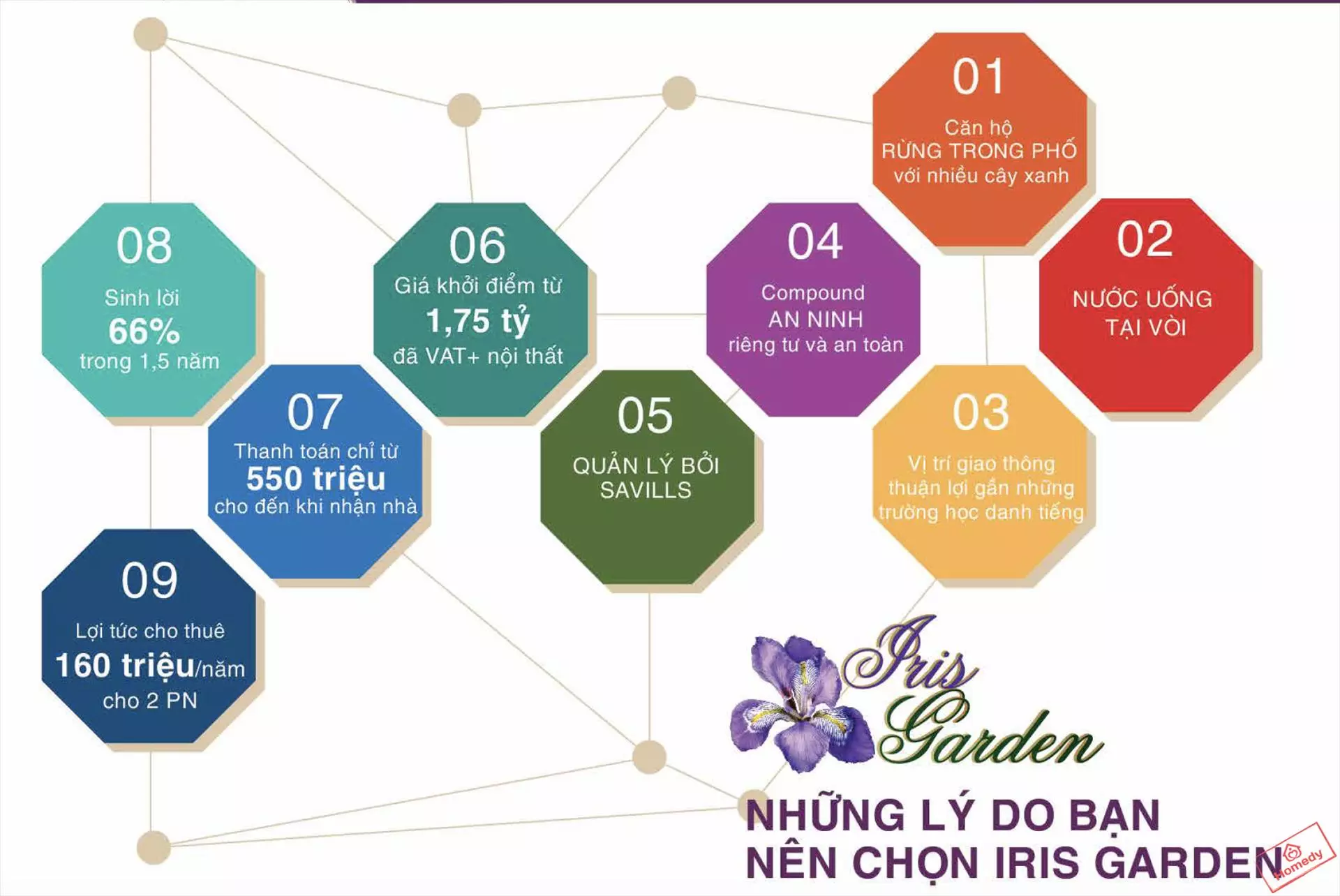 tiện ích chung cư iris garden