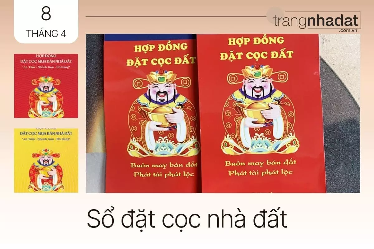 Mua sổ đặt cọc nhà đất