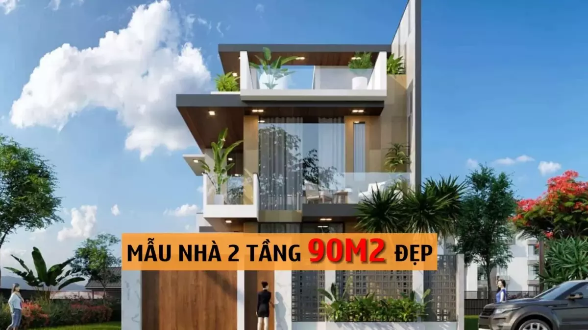 Nhà 2 tầng đẹp 90m2