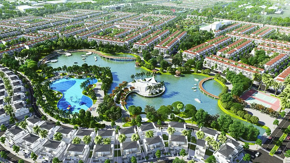 Hồ sinh thái tại dự án Phúc An City