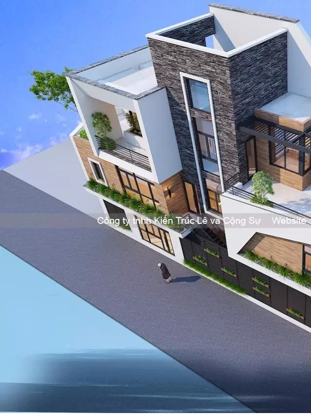   Các mẫu nhà 3 tầng 100m2 hiện đại