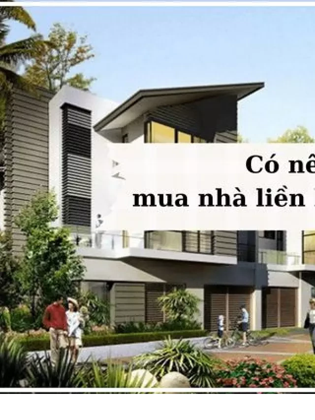   Có nên mua nhà liền kề không? Ưu nhược điểm của nhà liền kề