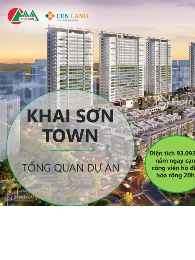   Bán Nhà phố thương mại Shophouse Khai Sơn Town năm 2023