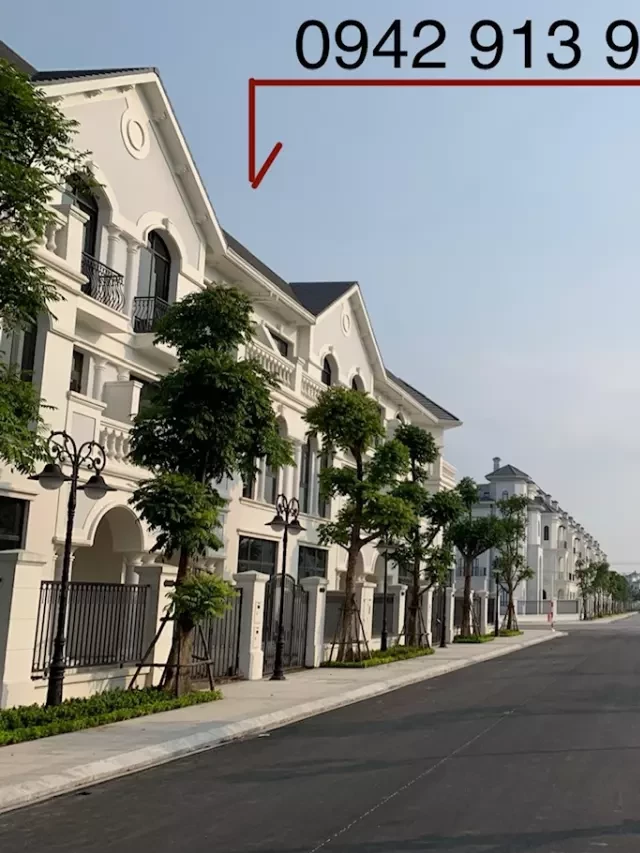   Cho thuê nhà phố, shophouse Vinhomes Ocean Park - Vincity Gia Lâm