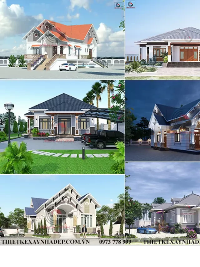   Top 10 Mẫu Thiết Kế Nhà Biệt Thự Trệt Đẹp Nhất 2021