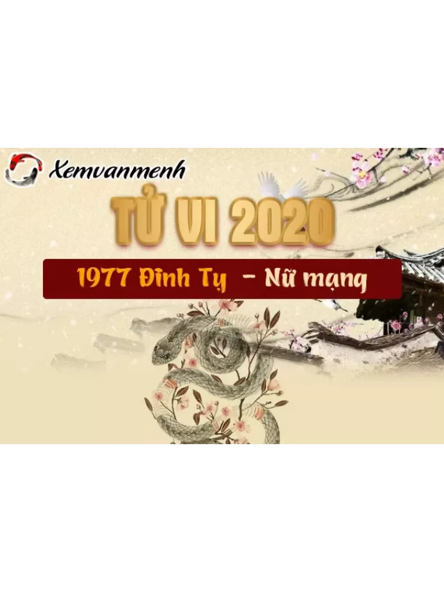   Xem tử vi 2020 tuổi Đinh Tỵ 1977 nữ mạng