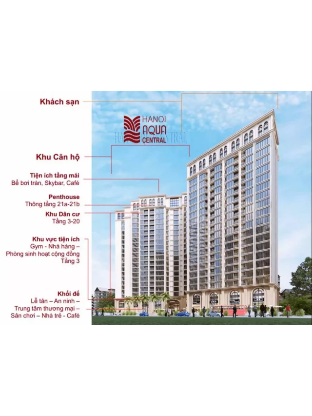   Căn Hộ Chung Cư Hanoi Aqua Central: Sống Đẳng Cấp Tại Khu Vực Tây Hồ