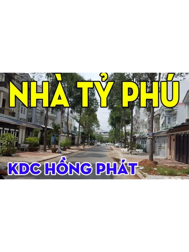   Nhà Khu Dân Cư Hồng Phát Cần Thơ: Nơi Tạo Dựng Tương Lai Sáng Lạn