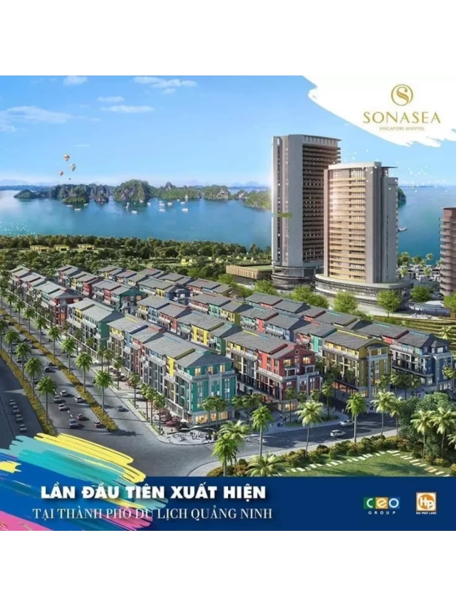   Sonasea Vân Đồn Harbor City: Shophouse Quảng Ninh